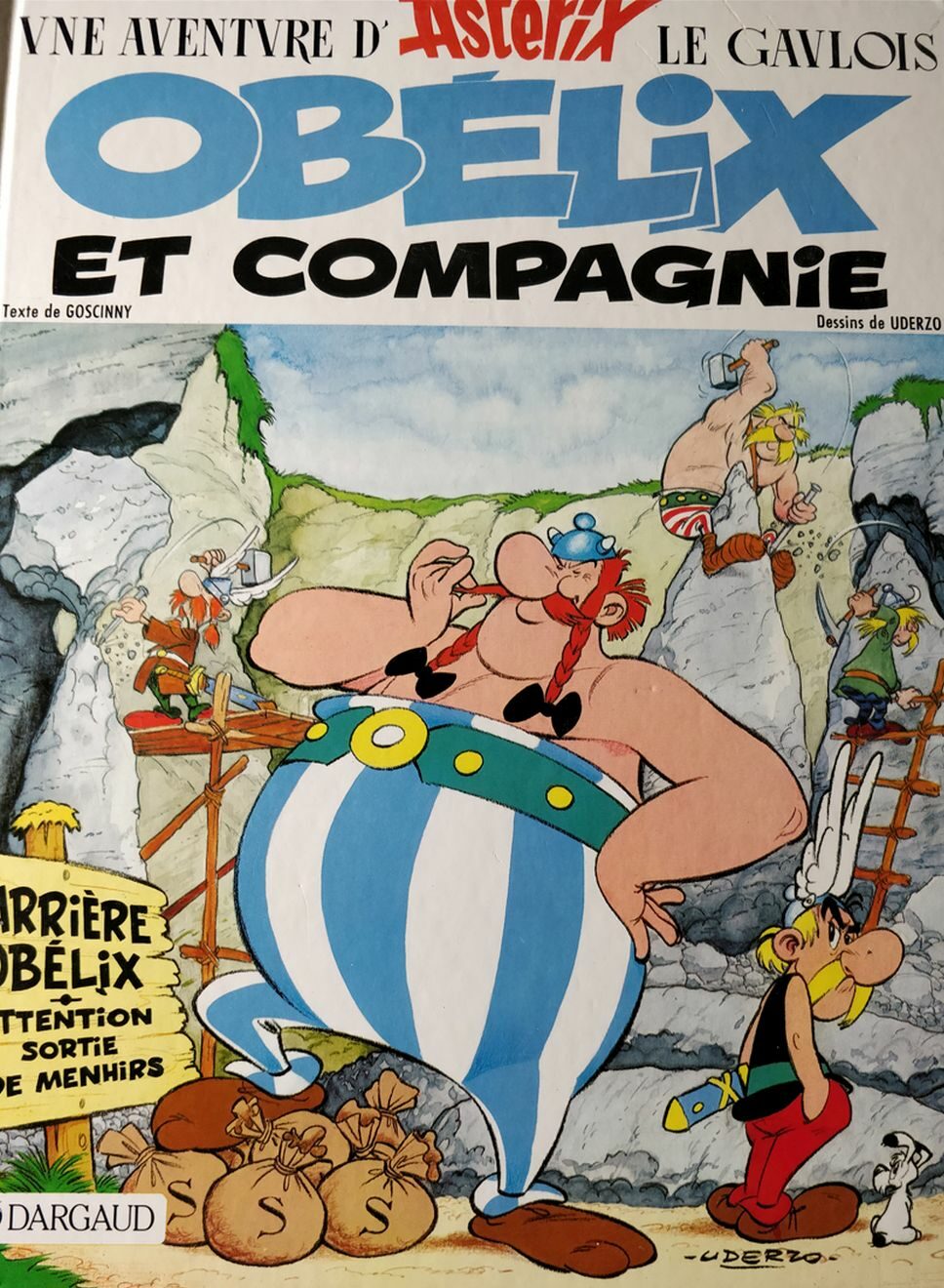 Foto von Asterix-Comic Buch in französischer Sprache