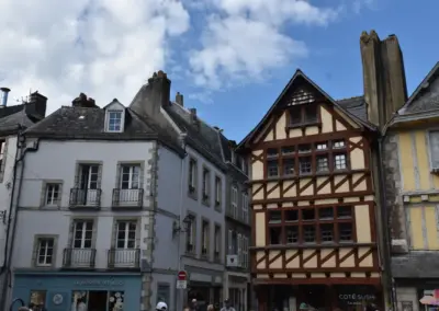 Fachwerkhäuser in Quimper Altstadt